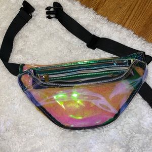 Iridescent fanny pack